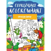 Odpr�aj�ce kolorowanki. Urocze lamy