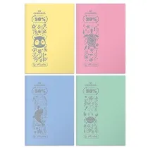 Herlitz Zeszyt A5/32K kratka Eco PP pastel (5szt)