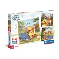 Puzzle 3x48 el. SuperColor. Winnie The Pooh Clementoni