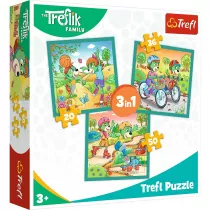 Puzzle 3w1 Poznaj Trefliki TREFL