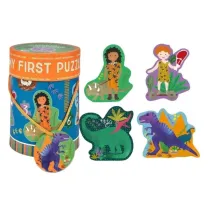 Puzzle dla pocz�tkuj�cych dinozaury 4w1 Floss & Rock