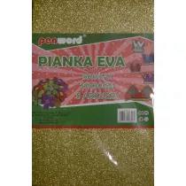 Polsirhurt Pianka brokatowa z�ota 20x30 cm, 5 arkuszy