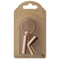 If Metalowy brelok do kluczy litera K Keyring