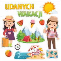 LearnHow Dekoracja szkolna - Udanych wakacji 13 el.