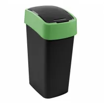 Curver/Keter Curver kosz na mieci flip bin czarny /zielony 9 l