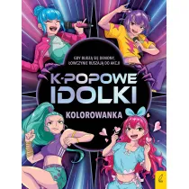 K-popowe idolki. Kolorowanka