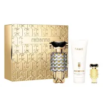 Paco Rabanne Zestaw Fame Woda perfumowana + Balsam do ciaa + Woda perfumowana Mini 80 ml