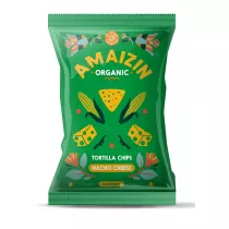 Amaizin Chipsy tortilla kukurydziane serowe bezglutenowe 150 g Bio