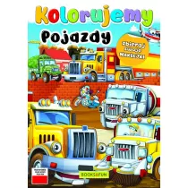 Pojazdy. Kolorujemy
