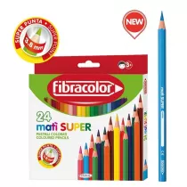 Fibracolor Kredki Mati Super 24 kolor�w