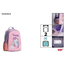 Mp Main Paper Plecak dwukomorowy Jednoro�ec r�owy 22x9x29cm