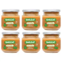 Smileat Deser z ekologicznymi gruszkami i jab�kami po 6 miesi�cu Zestaw 6 x 130 g Bio