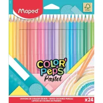 Kredki o��wkowe Colorpeps pastel 24kol MAPED