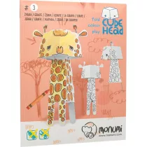 Kolorowanka CubeHead 3D, "yrafa", Normal