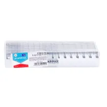 Starpak Linijka plastikowa 15 cm 20 szt.