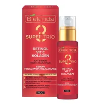 Bielenda Super Trio aktywnie rewitalizujce serum przeciwzmarszczkowe na noc 30 ml