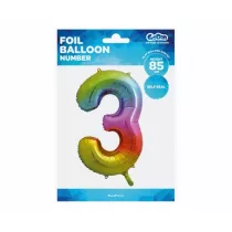 Godan Balon foliowy Cyfra 3 tczowa HS-C34T3 85cm