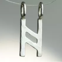 Sotis Runa Hagalaz, nieoksydowana Ag925, 1,3g