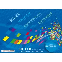 Kreska Blok techniczny kolorowy Superior A3 25k.