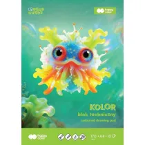 Blok techniczny kolor A4/10K 170g HAPPY COLOR
