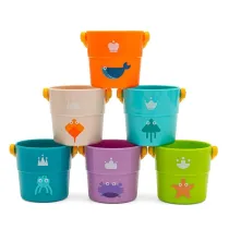 Kubeczki do zabawy 6szt Baby Mix