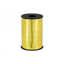 PartyDeco Wst��ka plastikowa z�ota 5 mmx225m