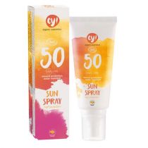 Eco Cosmetics Ey! Spray na słońce SPF 50, mineralna ochrona przeciwsłoneczna, 100 ml