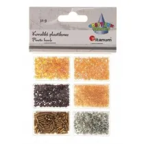 Titanum Koraliki plastikowe 6 rozmiar�w 32g