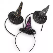 Godan Ozdoba Halloween opaska z kapeluszem