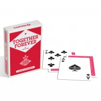 Together Forever, karty do gry, czerwone Copag