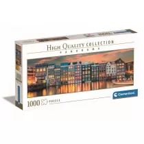 Puzzle 1000 Panorama HQ Bright Amsterdam Clementoni