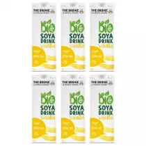 The Bridge Napj sojowy z wanili bez glutenu Zestaw 6 x 1 L Bio