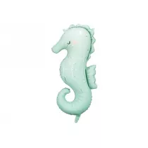 PartyDeco Balon foliowy Konik morski 47x98cm