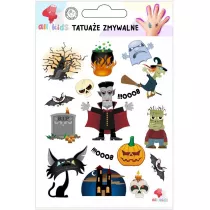 Tatuae zmywalne dla dzieci Halloween 1 All4Kids