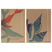 Teczka z gumk� papierowa ECO Sea kolor STARPAK 531004