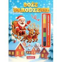Boe Narodzenie. Kolorowanka z naklejkami (moduowa kredka)