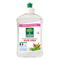 Larbre Vert Płyn do mycia naczyń 2 w 1 Aloe Vera delikatny dla skóry 500 ml