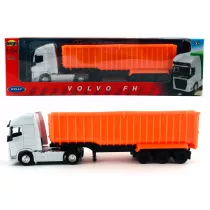 WELLY Ciarwka z przyczep 1:64 VOLVO FH 58056