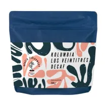 Bracia Zikowscy Bezkofeinowa kawa ziarnista Kolumbia Los Veintitrs Washed Filter 250 g