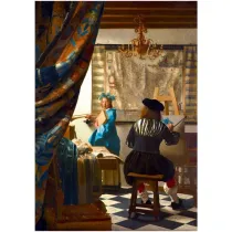 Puzzle 1000 el. Alegoria malarstwa, Johannes Vermeer Bluebird Puzzle