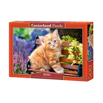 Puzzle 500 el. Rudy kociak Castorland