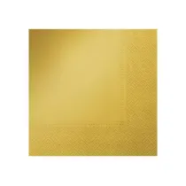 MFP Serwetki jednokolorowe zote 33x33 SDL552408
