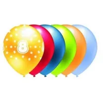 GoParty Balon metalik 8 mix kolor�w