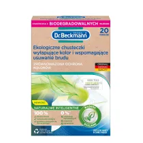 Dr. Beckmann Eco Chusteczki wyapujce kolor i wspomagajce usuwanie brudu 20 szt. GRATIS