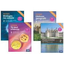 Pakiet: NOWA Biologia na czasie 2. Podr�cznik, NOWE Oblicza geografii 2. Podr�cznik, NOWA To jest chemia 2. Podr�cznik, Pozna� przesz�o�� 2. Poziom podstawowy. Podr�cznik. Liceum i technikum. Zakres podstawowy. Edycja 2024