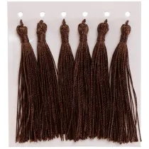 Brewis Fr�dzelki chwosty ozdobne br�zowe 8cm
