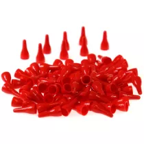 Pionki do gry plastik zwyke - czerwone Plastic Polska
