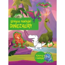 L�ni�ce naklejki. Dinozaury