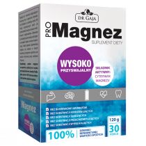 Dr Gaja ProMagnez Cytrynian Magnezu 100% RWS Suplement diety 30 x 120 g