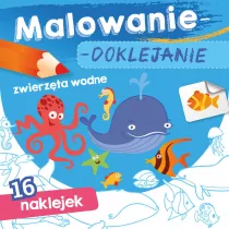 Malowanie-doklejanie. Zwierzta wodne
